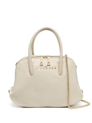 John Richmond gold-tone logo tote bag - Neutrals