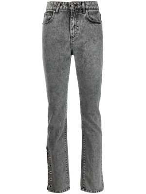 John Richmond high-waisted skinny-cut jeans - Grey