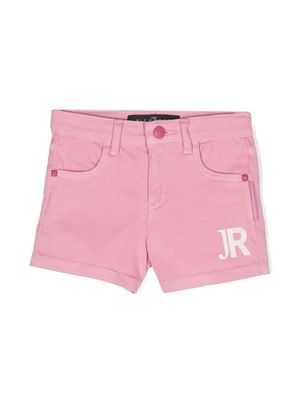 John Richmond Junior logo-print shorts - Pink