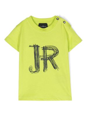 John Richmond Junior monogram-print cotton T-shirt - Green