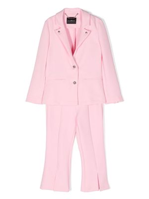 John Richmond Junior stud-embellished single-breasted suit - Pink