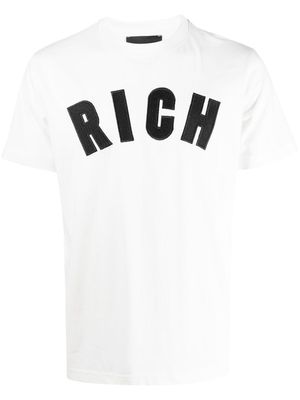 John Richmond logo-appliqué cotton T-shirt - White