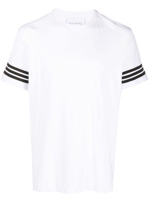 John Richmond logo-embroidered cotton T-shirt - White