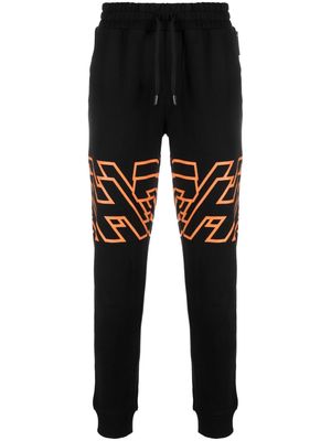 John Richmond logo-print tracking pants - Black