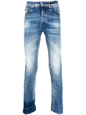 John Richmond low-rise straight jeans - Blue