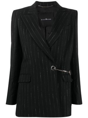 John Richmond Narvi pinstripe-print blazer - Black