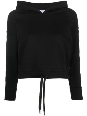 John Richmond sequin-embellished logo hoodie - Black