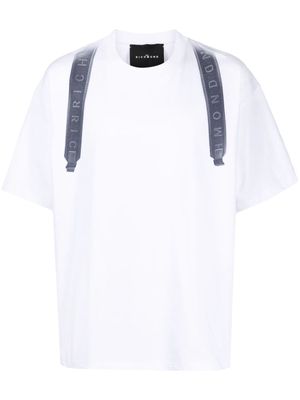 John Richmond Strikad bag-print cotton T-shirt - White
