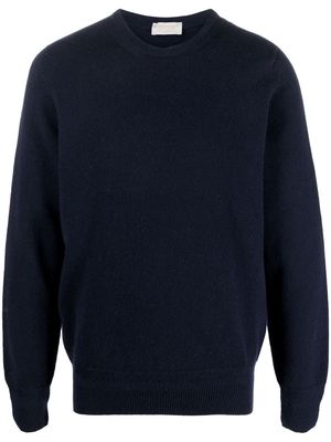 John Smedley knitted long-sleeve jumper - Blue