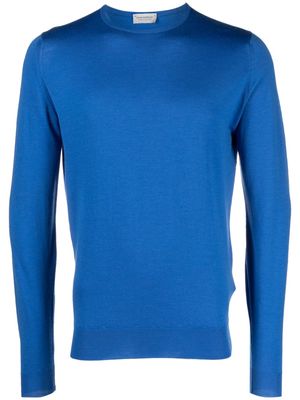 John Smedley Lundy merino-wool jumper - Blue