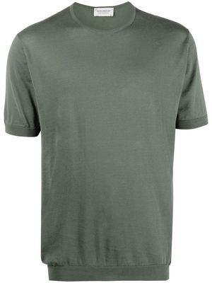 John Smedley round-neck cotton T-shirt - Green