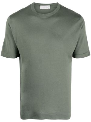 John Smedley short-sleeve cotton T-shirt - Green