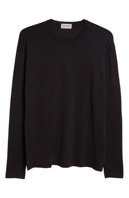 John Smedley Weatherby Cotton Sweater in Black