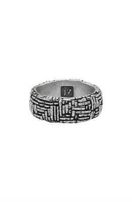 John Varvatos Artisan Sterling Silver Band Ring 