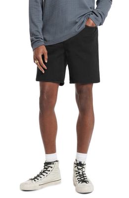 John Varvatos Gary Garment Dyed Shorts in Black