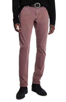 John Varvatos J702 Slim Fit Jeans in Mauvewood