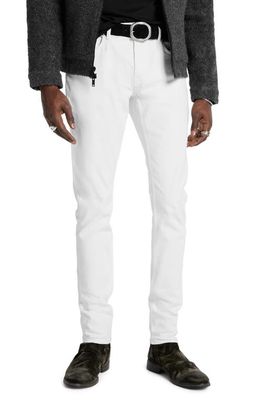 John Varvatos J703 Deaco Skinny Jeans in White