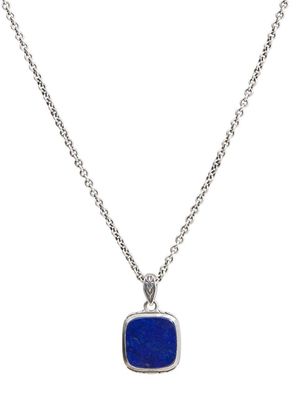 John Varvatos lapis pendant necklace - Silver