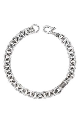 John Varvatos Men's Artisan Sterling Silver Chain Bracelet 