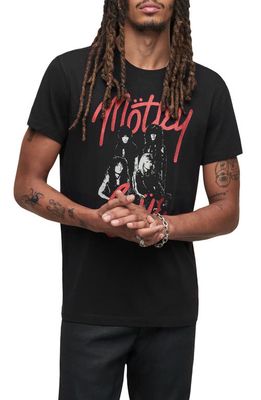 John Varvatos Mötley Crüe Graphic Tee in Black