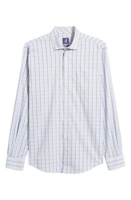 johnnie-O Cary PREP-FORMANCE Check Button-Up Shirt in Oceanside