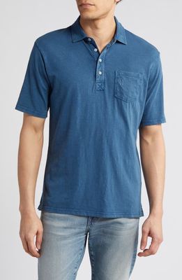 johnnie-O Coastal Wash Original Pocket Polo in Sport Navy