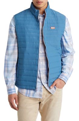 johnnie-O Hatteras Quilted Vest in Harbour
