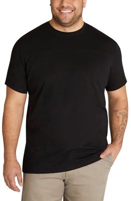 Johnny Bigg Essential Panel T-Shirt in Black