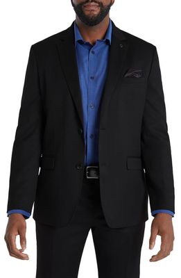 Johnny Bigg Vitori Birdseye Suit Jacket in Black