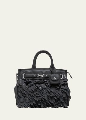 Johnny Go Lightly Logo Fringe Top-Handle Bag