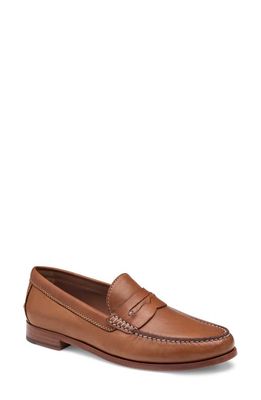 JOHNSTON & MURPHY COLLECTION Baldwin Penny Loafer in Cognac Sheepskin 