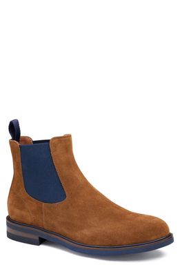 JOHNSTON & MURPHY COLLECTION Hartley Chelsea Boot in Snuff Italian Suede 