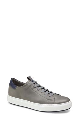 JOHNSTON & MURPHY COLLECTION Johnston & Murphy Anson Lace to Toe Sneaker in Gray Sheepskin 