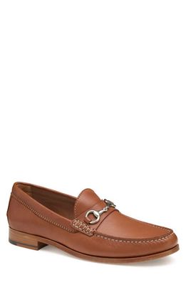 JOHNSTON & MURPHY COLLECTION Johnston & Murphy Baldwin Bit Loafer in Cognac Sheepskin 