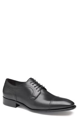 JOHNSTON & MURPHY COLLECTION Johnston & Murphy Cormac Cap Toe Derby in Black 