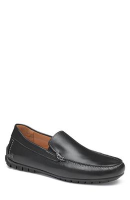 Johnston & Murphy Cort Venetian Loafer in Black Full Grain