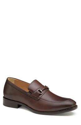 Johnston & Murphy Lewis Bit Loafer in Mahogany