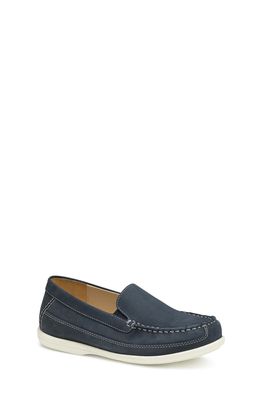 Johnston & Murphy Locklin Venetian Loafer in Navy Oiled Nubuck