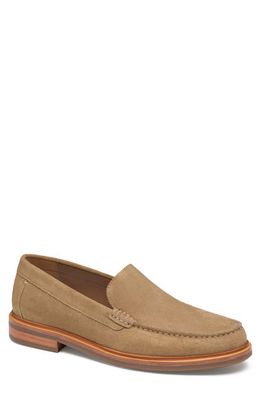 Johnston & Murphy Lyles Suede Loafer in Taupe Suede