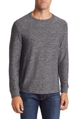 Johnston & Murphy Men's Mélange Cotton Pullover in Black