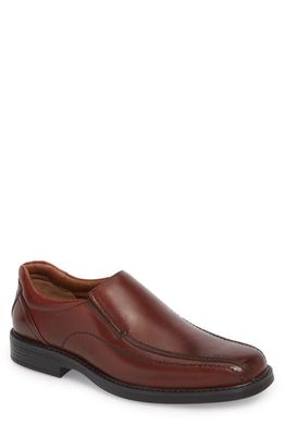 Johnston & Murphy Stanton Runoff XC4 Waterproof Bike Toe Slip-On in Dark Cherry Leather