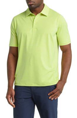 Johnston & Murphy XC4® Solid Performance Golf Polo in Lime