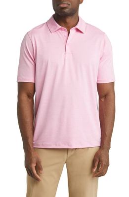 Johnston & Murphy XC4® Solid Performance Golf Polo in Pink