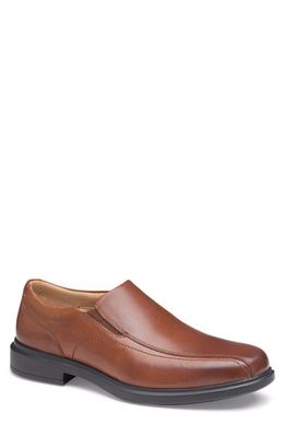 Johnston & Murphy XC4 Stanton 2.0 Runoff Venetian Loafer in Tan Waterproof Full Grain