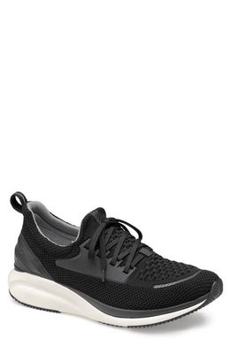 Johnston & Murphy XC4 TR1 Waterproof Sneaker in Black Knit/Full Grain