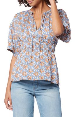 Joie Renae Floral Top in Country Blue Multi