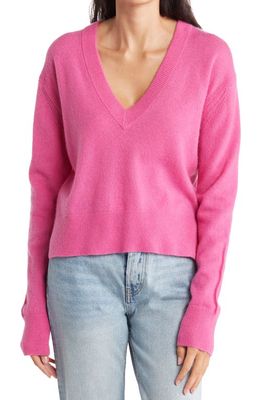 Joie Women's Wayna V-Neck Cashmere Sweater in Phlox Pink