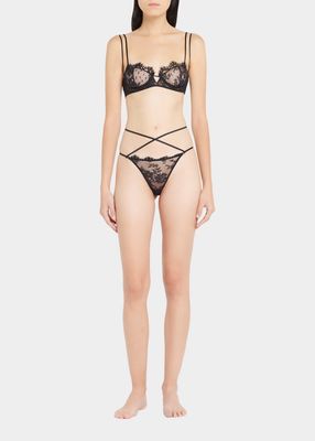 Jolie Strappy Lace Thong