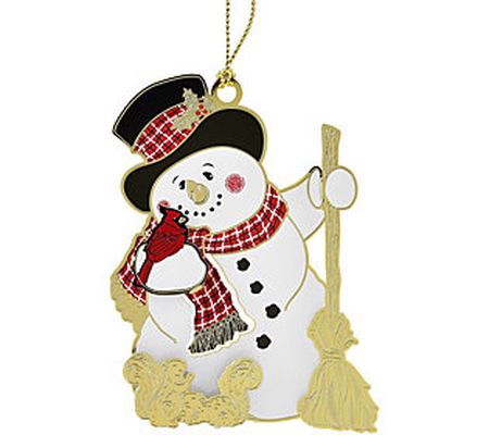 Jolly Snowman Ornament by Beacon Design
