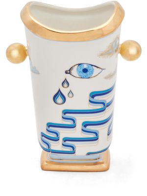 Jonathan Adler Druggist tall vase - Blue